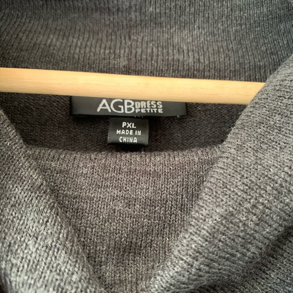 AGB Cowl Neck Sweater Dress - Picture 7 of 7